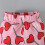 Completo per San Valentino per bambine - Set rosso a due pezzi con 7
