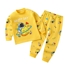 Pijama infantil de manga comprida com estampa de desenho animado, tamanhos 3M-5T.