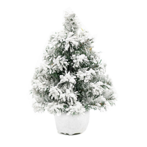 Mini albero di Natale artificiale da 35 cm, decorazione da scrivania. 1