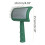 Dog Slicker Brush for Shedding Green Small 6