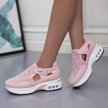 Itsun Damen-Sneaker, pink, lässiger Sportstil, Größe 5