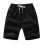 Herreshorts i bomull, svart L 1