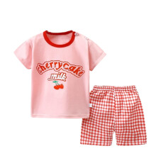 Set de vară pentru copii mici, top și pantaloni scurți roz cu imprimeu, 3M-5T