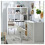 KALLAX Study Desk with 2 Shelves 111x39cm 2