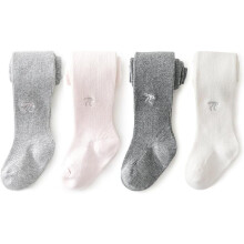 Cable Knit Leggings Seamless Cotton Tights 3-Pack