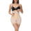 Dames slipje met hoge taille, open kruis en liftend effect, beige 2