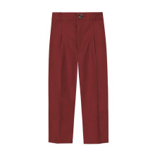 Pantaloni eleganti da ragazzo a tinta unita a righe blu scuro