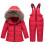Toddler Waterproof Ski Suit Down Jacket Red2-3Years 1
