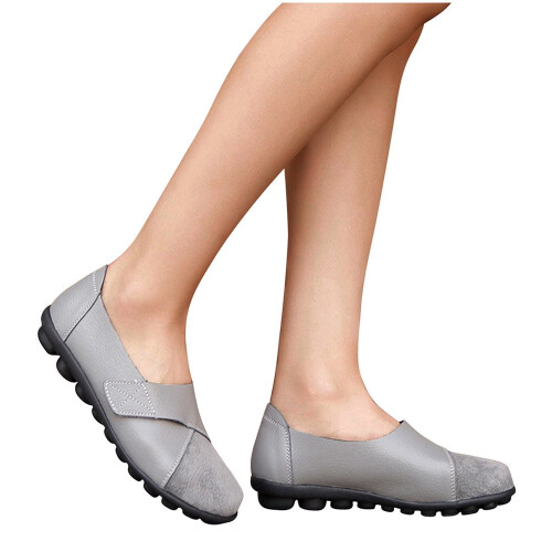 Γυναικεία Μοκασίνια Casual Slip-On Γκρι Μέγεθος 42 2