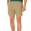 Short cargo homme kaki, entrejambe de 18 cm, taille élastiquée 2