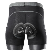Men's cycling shorts with 5D gel padding, quick-dry
