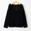 Damen-Strickjacke mit Blumenmuster, lang, schwarz, S-XXL 2