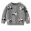 Mädchen-Baumwollpullover mit Rundhalsausschnitt, langen Ärmeln und Rippstrick, Kleinkind 3