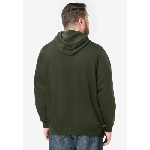 Fleece-hettegenser til herre i king size 1