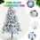 Christmas Tree Blue Flocking Cedar 23.6 Inch 2