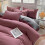 Organic Cotton Bedding Set 300 TC 4-Piece Red 4