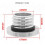Ripple Design Threaded Fuel Tank Cap, Custom Modified Oil Cap for  Cruisers Silver 6