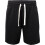 ProGo Men's Fleece Workout Shorts Black Large 1