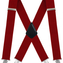 Men's X-back suspenders heavy duty 2 inches wide adjustable