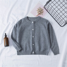 Toddler Girls Long Sleeve Solid Cardigan Jacket