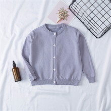 Toddler Girls Long Sleeve Solid Cardigan Jacket