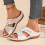 Women's Wedge Heels Sandals White Size 7.5 3