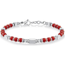 Boho beaded bracelet women silver gold adjustable 7 inch