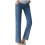 Dame graviditetsjeans med elastisk slim fit over maven 2