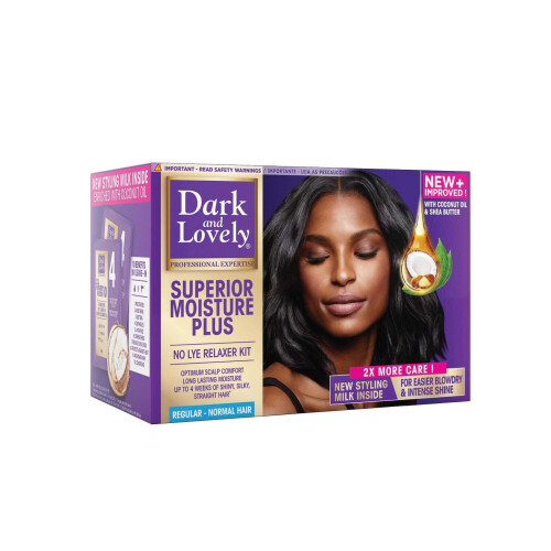 Dark and Lovely Relaxer System Conditioning No-lye Regular Kit