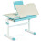 Kids Desk Height Adjustable Tilt Top Blue Small 1