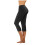 Dam Plus Size Cargo Capris Hög Midja Vida Ben 2