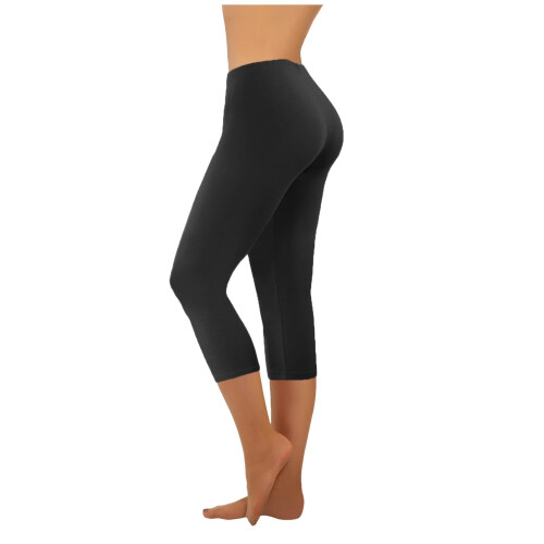 Dam Plus Size Cargo Capris Hög Midja Vida Ben 1