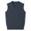 Men's V-Neck Knit Sweater Vest Solid Color 1