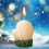 Christmas scented wool mini gloves candle 1 piece 3