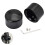 Suitable for  XL883N 1200L 48 72 Dyna Softtail Modification, Personalized Retro Front Axle Decorative Cover Silver 3