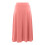 Women's solid flare midi skirt rose gold XL 2