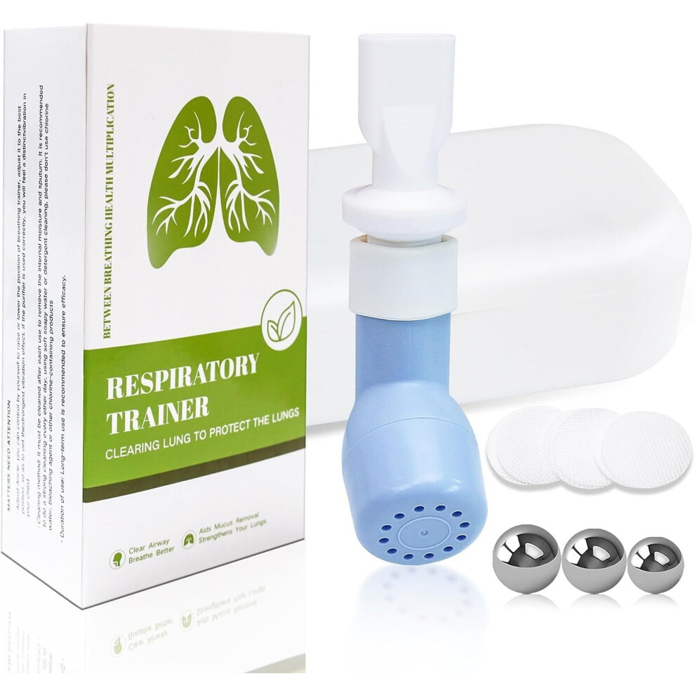 Breathing Trainer for Lung Exercise and Mucus Clearance