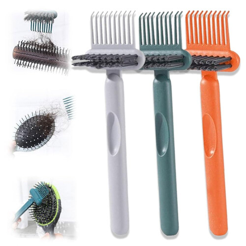 Ferramenta de limpeza de escova de cabelo com pente e escova (3 peças)