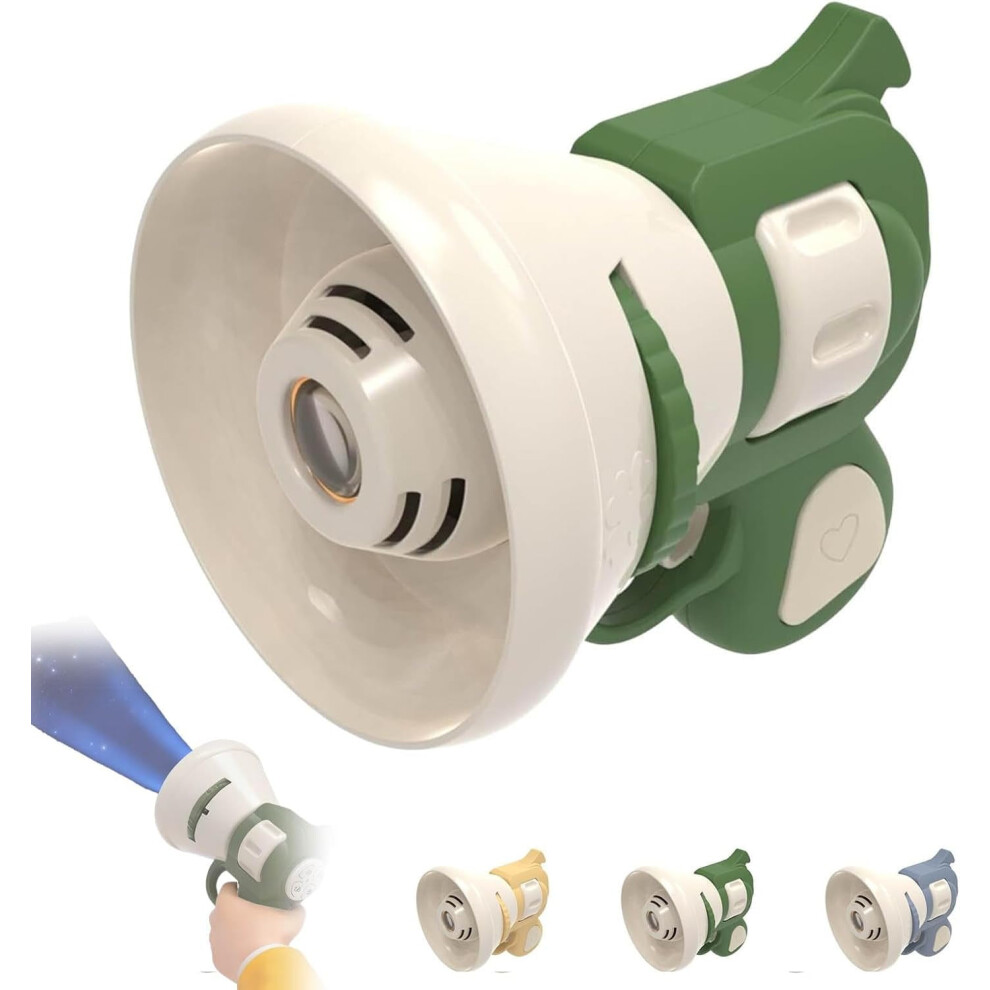 Costume Voice Changer Speaker With Projector Green 9122141278306