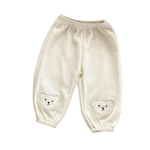 Pantalon lanterne pour bébé, jambes amples et taille à nouer 1