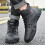 Men's Casual High-Top Leather Boots Warm Short Style 1