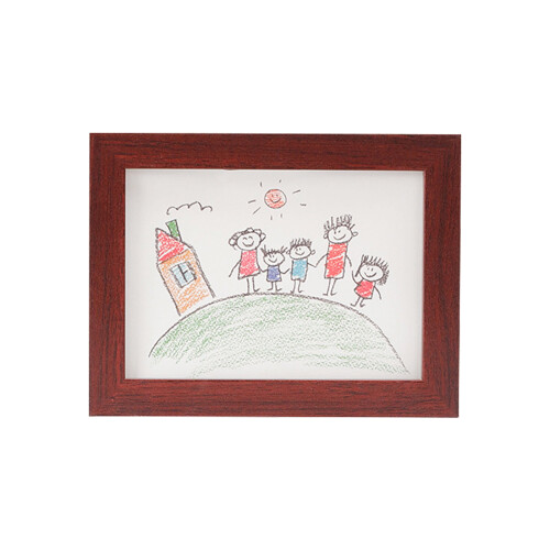 Cornici in legno per disegni di bambini, 50 pezzi