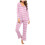 Women's long sleeve pajama set 2-piece jogger 2