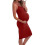 Women's solid high-waisted stretch maternity pencil skirt 1