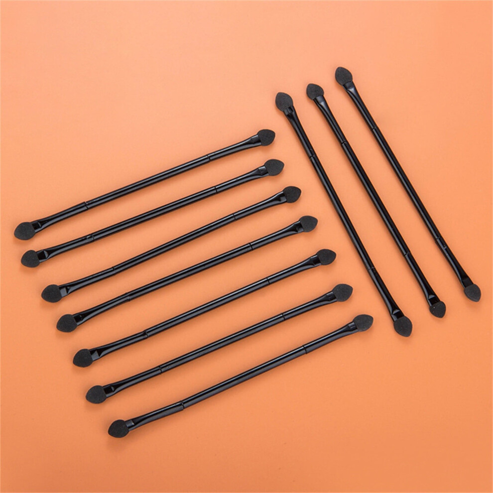Makeup Brushes Set Black Double Sponge 20-Pc