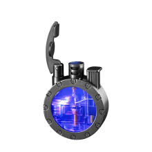 Briquet à pétrole LED Steampunk, briquet de poche vintage en métal