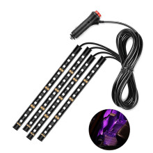 Car Interior Ambient Foot Strip Light Kit Backlight Auto Decorative Atmosphere Neon Lamp Vehicle Accessories