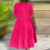 Abito midi da donna con scollo a V e maniche corte, con stampa floreale. 8