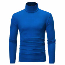 Geansaí muineál turtleneck cadáis d’fhir, caol-oiriúnach
