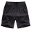 Drenge Sommer Sweat Shorts Sorte Elastik i Taljen 5-6 År 1